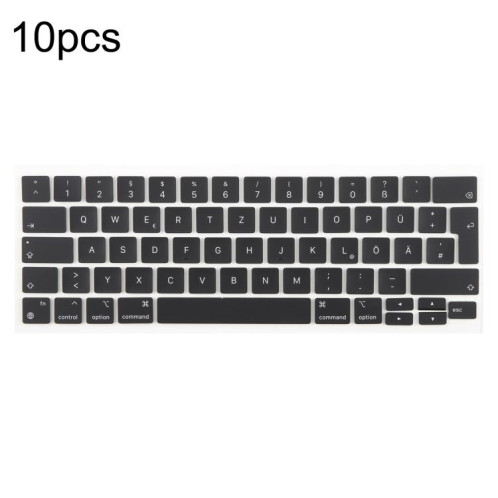 Lot de 10 touches de raccourci pour MacBook A2251, A2289, A2238, A2338, version UK, langue : allemand SH4005249-33